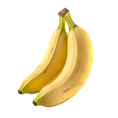 Poster - Bananas on a transparent background. PNG cut out