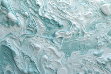  Fond d'écran abstrait à base de peinture représentant l'écume des vagues » IA générative