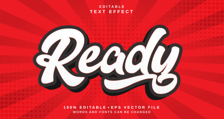 Aufkleber - Editable text style effect - Ready text style theme.