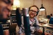 © Flamingo Images - Producer listening to an artist during a reecording studio session