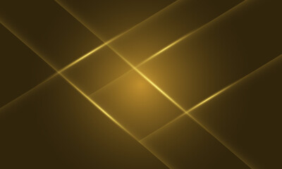 Wall Mural - Abstract golden light line cross luxury design background vector