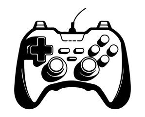 Wall Mural - video game controller illustration