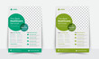 © hjakirorg - Healthcare cover, template Corporate healthcare, and medical flyer design vector or poster design layout
