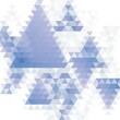 © Serhii - Blue geometric design element. Vector illustration in polygonal style. Triangles. eps 10
