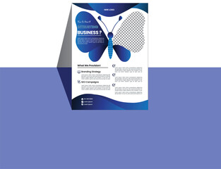 Wall Mural - business flyer template