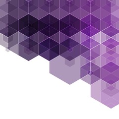 Purple geometric background. polygonal style. Sample. Layout. Hexagons. eps 10