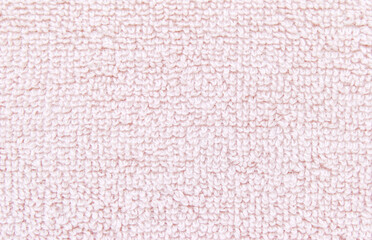 Light pink soft towel fabric texture as background
