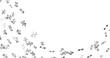 © vegefox.com - percent rain shopping digital in 3d. - 3D percent rain illlustration - PNG transparent