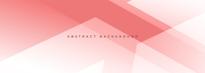 Wall Mural - Pastel pink modern abstract wide banner with geometric shapes. Pink abstract background. Vector illustration Generative AI