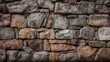 background and texture of granite stone wall surface Generative AI