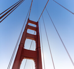 Wall Mural - Golden Gate Bridge Tower