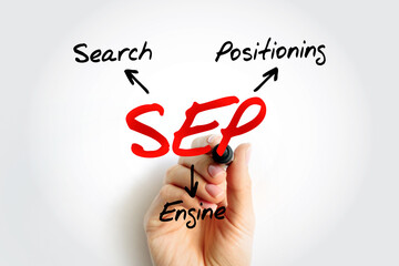 Aufkleber - sep search engine positioning - method of optimizing specific pages of your website with the objecti