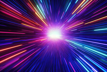 Hyperjump: A Neon Space Odyssey. Generative Ai