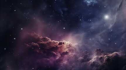 Wall Mural - abstract space background. galaxies, nebula and stars in space. generative ai.