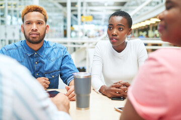 Aufkleber - Theyve never met a deadline they didnt meet. a group of young businesspeople having a meeting in a modern office.