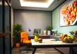 © toonsteb - indoor or interior business office with Generative AI
