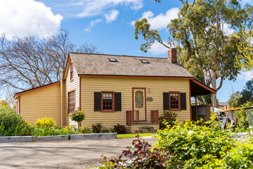 Historic house in Shinn Historical Park and Arboretum.