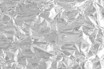 silver foil leaf shiny texture, abstract grey wrapping paper for background and design art work.