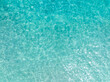 Aerial view of the Overhead view of crystal clear water on beach background