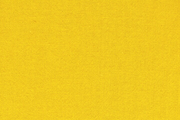 Canvas Print - Yellow cotton fabric cloth texture for background, natural textile pattern.