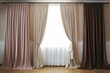 curtains and curtain, ai generative