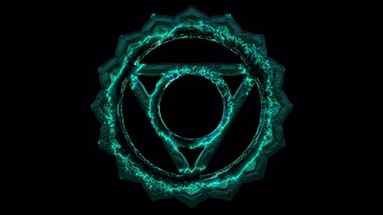 vishuddha chakra: ether element energy center, associated with communication, self-expression, and t