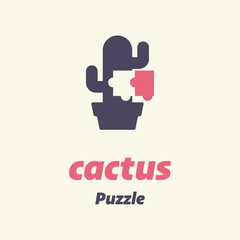Cactus Puzzle Logo