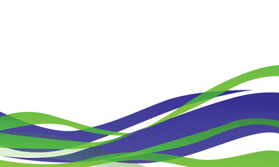 Poster - Blue and green curve wave backdrop background clipart