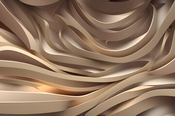 Wall Mural - beautiful abstract architecture background. . modern geometric wallpaper. futuristic design..3d rend