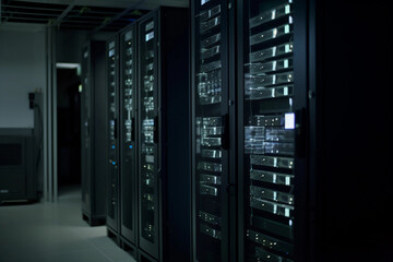 Poster - Modern and advanced technologies. AI Generated