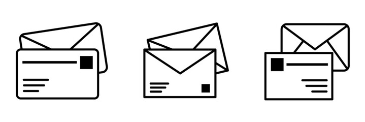Poster - Message icon simple illustration. Message icon set. Illustration for business. Stock vector.