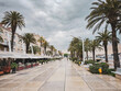 Waterfront promenade in Split, Croatia