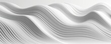  Abstract White Wavy Sculpted Horizontal Background, Wave Of 3d White Liquid Flow Of Marble. Liquid Flow Texture. Fluid Art Abtract-themed, Photorealistic Illustrations In JPG. Generative Ai