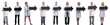 © ASDF - group of successful business people with black arrow