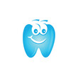 dentist tooth cartoon logo