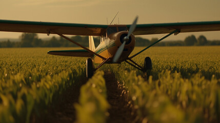 Sticker - A state-of-the-art agricultural plane detecting area Generative AI 