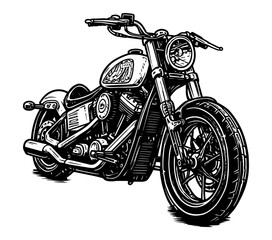 Wall Mural - illustration of a motorcycle