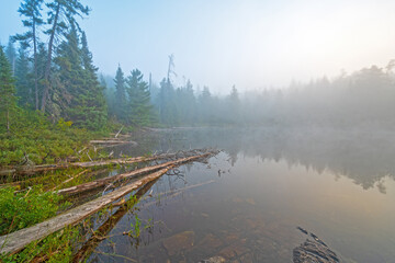 Backwater Bay Showing Up in the Clearing Fog