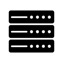 Poster - Server icon,vector illustration. vector server icon illustration isolated on White background