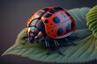 ladybug image in 4k, generative AI