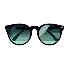 Sticker - Elegant eyewear reflecting modern fashion