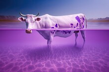 Cow In Purple Water, Purple Cow, Famous Chocolate Brand, Generative Ai