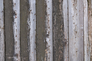  Antique plank wooden fence as a texture, background, pattern