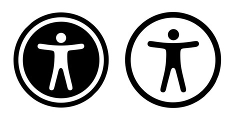 Accessibility icon, Universal accessibility sign, Accessibility icon png