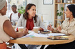© Nina L/peopleimages.com - Meeting, planning and business women in the office for strategy while talking company growth or development. Collaboration, diversity and research with a woman employee team working on a project