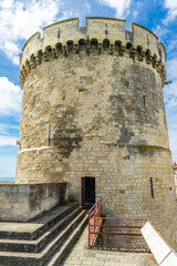 Wall Mural - Entrance of the Chain Tower in La Rochelle, France on a sunny day