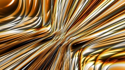 Poster - Fractal complex patterns - Mandelbrot set detail, digital artwork for creative graphic