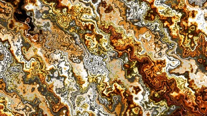 Poster - Fractal complex patterns - Mandelbrot set detail, digital artwork for creative graphic