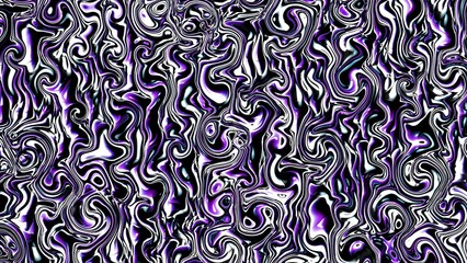 Poster - Fractal complex violet purple patterns - Mandelbrot set detail, digital artwork for creative graphic