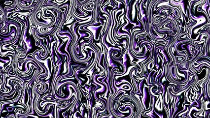 Poster - Fractal complex violet purple patterns - Mandelbrot set detail, digital artwork for creative graphic